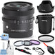 Sigma 24mm f/3.5 DG DN Contemporary Lens for Sony E + Filter Kit Bundle Sigma