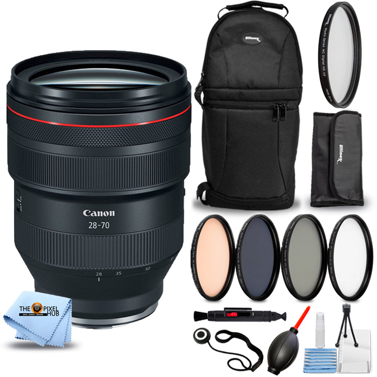 Canon RF 28-70mm f/2L USM Lens 2965C002 - 8PC Accessory Bundle