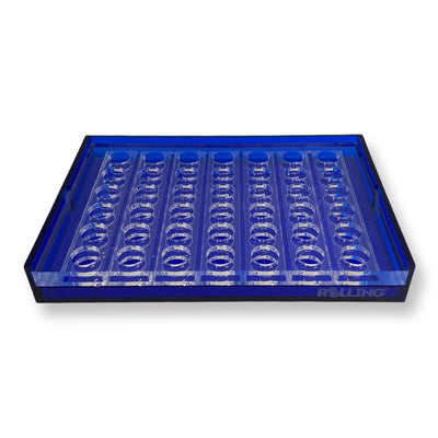 Click to enlarge
Lucite Acrylic Four in A Row Game Premium Connect 4 Board and Chips (Clear Blue)