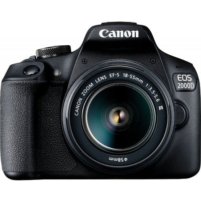 Canon EOS 2000D / Rebel T7 18-55mm + 75-300mm + 500mm 30 Piece Accessory Bundle