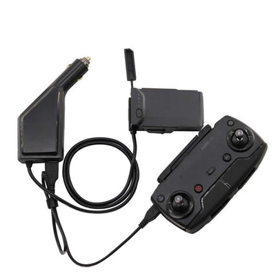 2 in 1 Car Charger Battery Remote Control USB Charging for DJI Mavic Air NEW