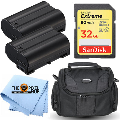 Battery Accessory Bundle Kit for Nikon D500 D610 D7100 D7200 D750 D7500 D850