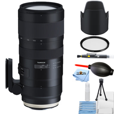 Tamron SP 70-200mm f/2.8 Di VC USD G2 Lens for Canon EF - 6PC Accessory Bundle