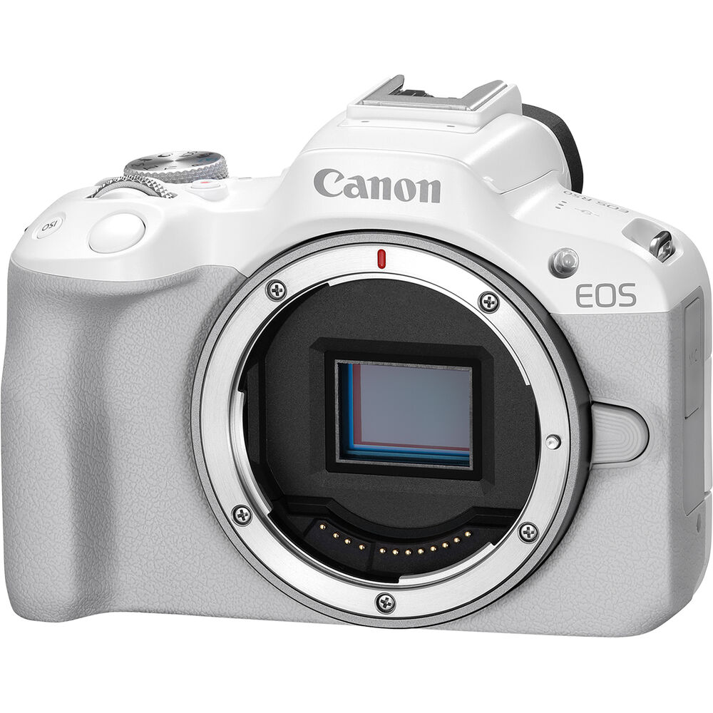 Click to enlarge
Canon EOS R50 Mirrorless Camera (White) 5812C002 - 7PC Accessory Bundle