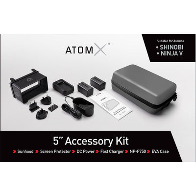 Atomos 5" Accessory Kit for Shinobi, Shinobi SDI, Ninja V Monitors - ATOMACCKT2