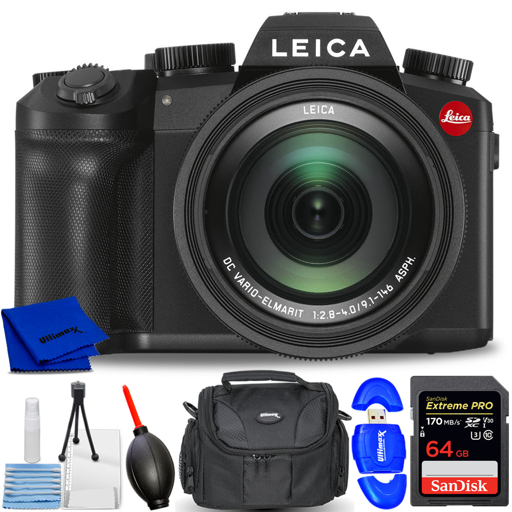 Leica V-Lux 5 Digital Camera 19121 - 7PC Accessory Bundle