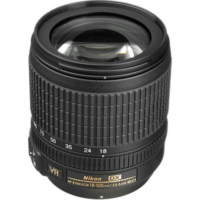 Nikon AF-S DX NIKKOR 18-105mm f/3.5-5.6G ED VR Lens - 2179