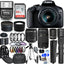 Canon EOS 2000D / Rebel T7 18-55mm + 75-300mm + 500mm 30 Piece Accessory Bundle