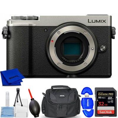 Click to enlarge
Panasonic Lumix DC-GX9 Mirrorless Digital Camera (Body, Silver) - 7PC Bundle