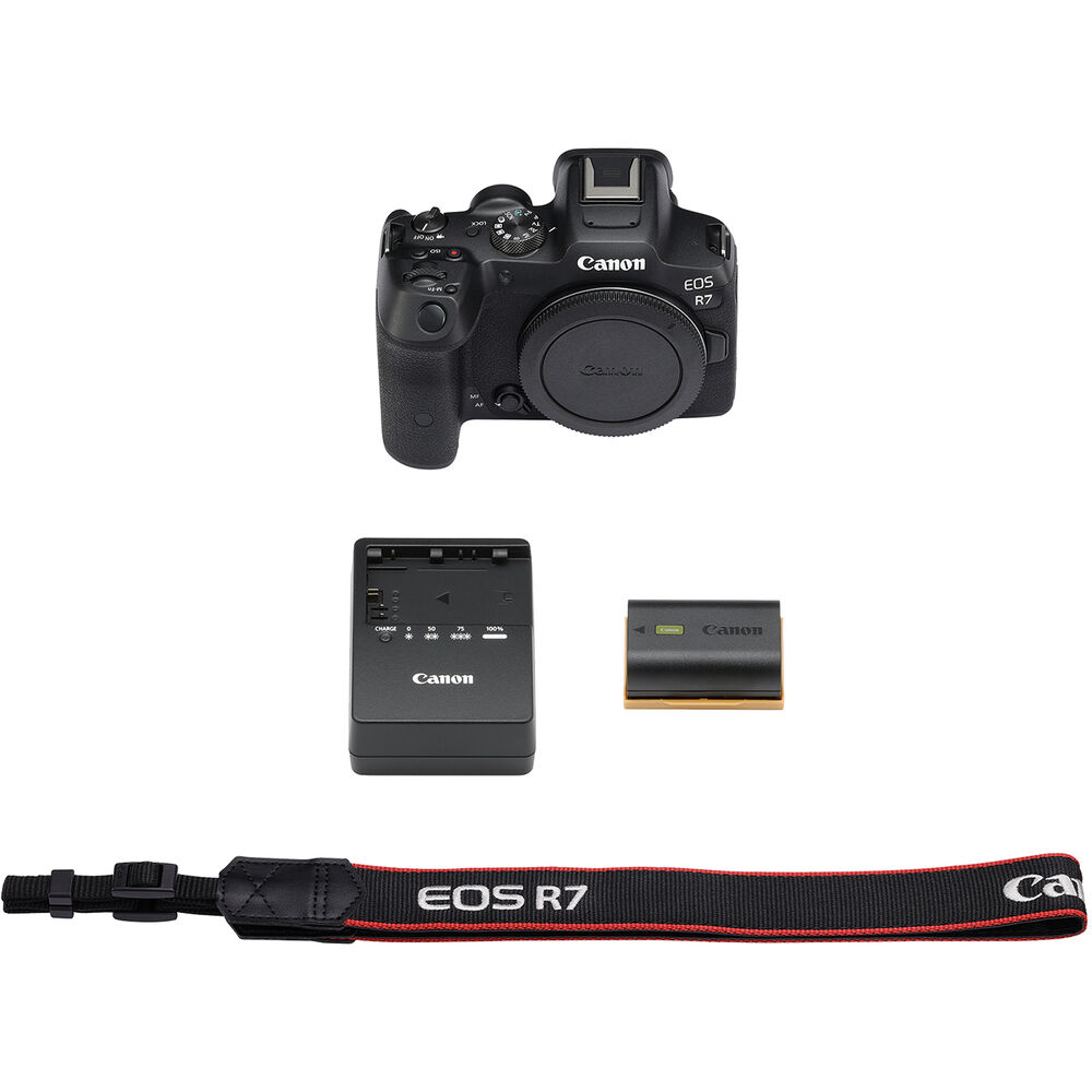 Canon EOS R7 Mirrorless Camera 5137C002 - 7PC Accessory Bundle