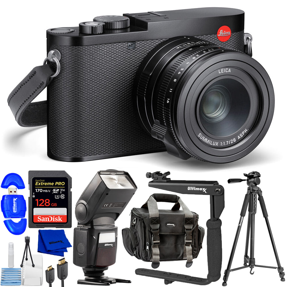 Leica Q3 Digital Camera 19080 - 10PC Accessory Bundle