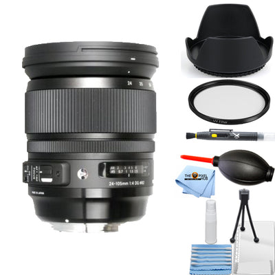 Sigma 24-105mm F/4 DG OS HSM Art Lens for Nikon 635-306 - 7PC Accessory Bundle