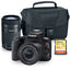 Canon EOS Rebel SL3 DSLR with 18-55mm and 55-250mm Lens + 32GB + Large Case