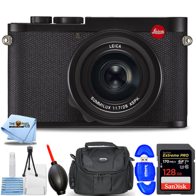 Leica Q2 Digital Camera 19050 - 7PC Accessory Bundle