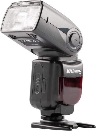 Ultimaxx Professional Dynamic DF210 Flash for Nikon DSLR - AA Battery Bundle