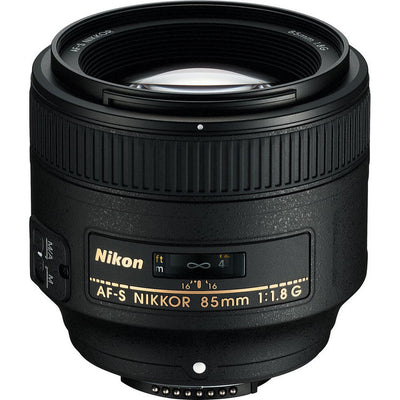 Nikon AF-S NIKKOR 85mm f/1.8G Lens 2201 - 19PC Accessory Bundle