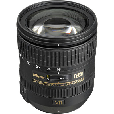 Nikon AF-S DX NIKKOR 16-85mm f/3.5-5.6G ED VR Lens 2178 - Essential UV Bundle