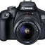 Canon EOS 3000D / T100 DSLR + 18-55mm III + 75-300mm Lens + 64GB + Flash Bundle