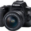 Canon EOS 250D/Rebel SL3 with 18-55mm III Lens + Extra Battery 32GB Case Bundle