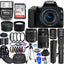 Canon EOS 250D / Rebel SL3 DSLR with 18-55mm + 500mm + 64GB + Flash Bundle