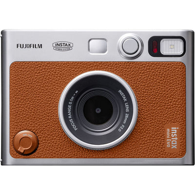 FUJIFILM INSTAX MINI EVO Hybrid Instant Camera (Brown) - 16812534