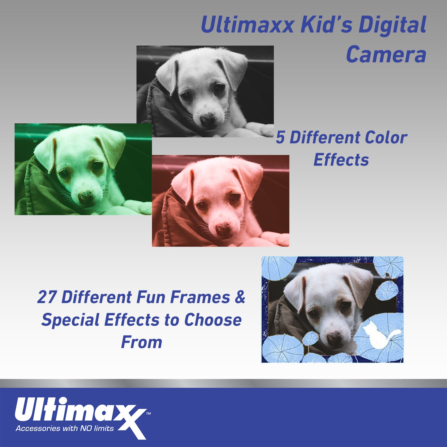 Ultimaxx Digital Video Recorder Camera Kids Teens ages 8-12 Beginners with Games 32GB Micro SD Holiday Christmas Gift Bundle