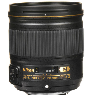 Nikon AF-S NIKKOR 28mm f/1.8G Lens - 2203 F-Mount Lens FX Format