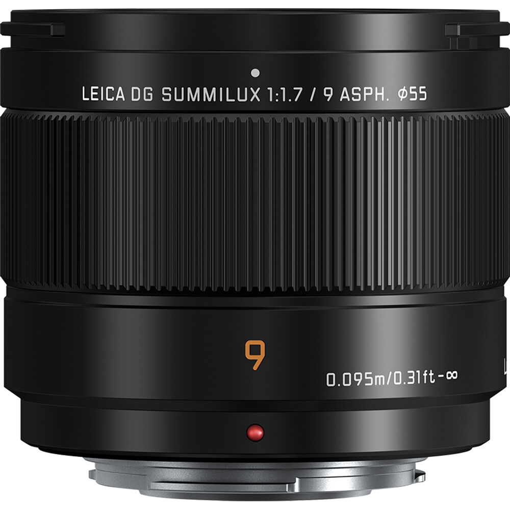 Panasonic Leica DG Summilux 9mm f/1.7 ASPH. Lens H-X09 - 14PC Accessory Bundle
