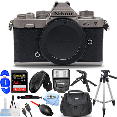 Nikon Zfc Mirrorless 20.9MP DX-Format Camera 1671 - 12PC Accessory Bundle