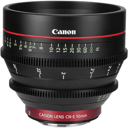 Canon CN-E 50mm T1.3 L F Cinema Prime Lens (EF Mount) - 6570B001