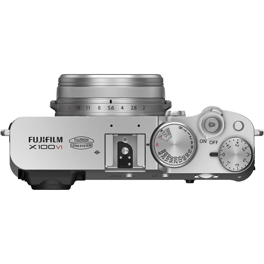 FUJIFILM X100VI Digital Camera (Silver) 16821822 - 7PC Accessory Bundle