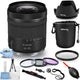 Canon RF 24-105mm f/4-7.1 IS STM Lens + Filter Kit + Pouch Bundle - White Box Canon