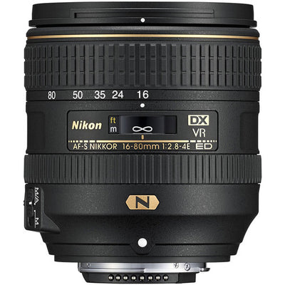 Nikon AF-S DX NIKKOR 16-80mm f/2.8-4E ED VR Lens - 20055