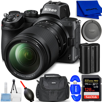 Nikon Z5 Mirrorless Digital Camera with 24-200mm Lens 1641 - 7PC Accessory Kit