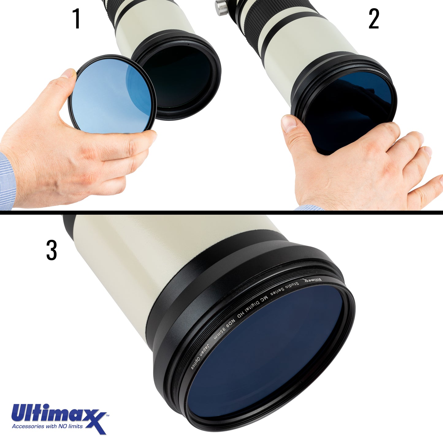 ULTIMAXX 105mm 4 Piece Multi Coated HD Filter Kit 105mm (UV, CPL, Warming, FLD)