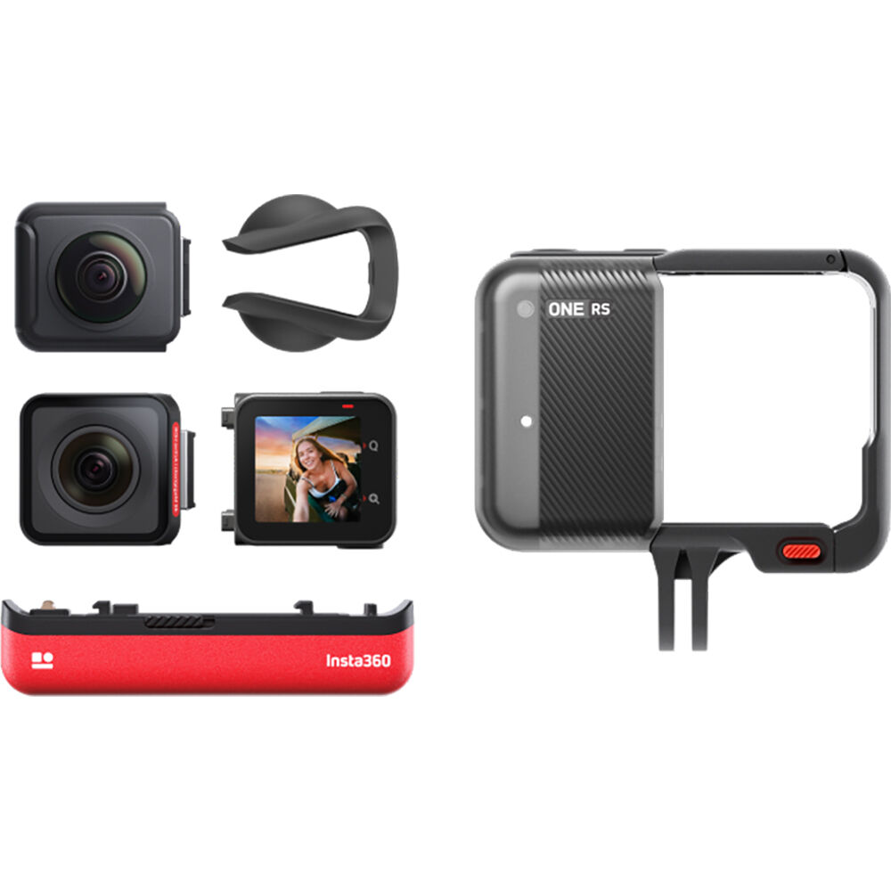 Insta360 ONE RS 4K Edition CINRSGP/E - 5PC Essential Accessory Bundle