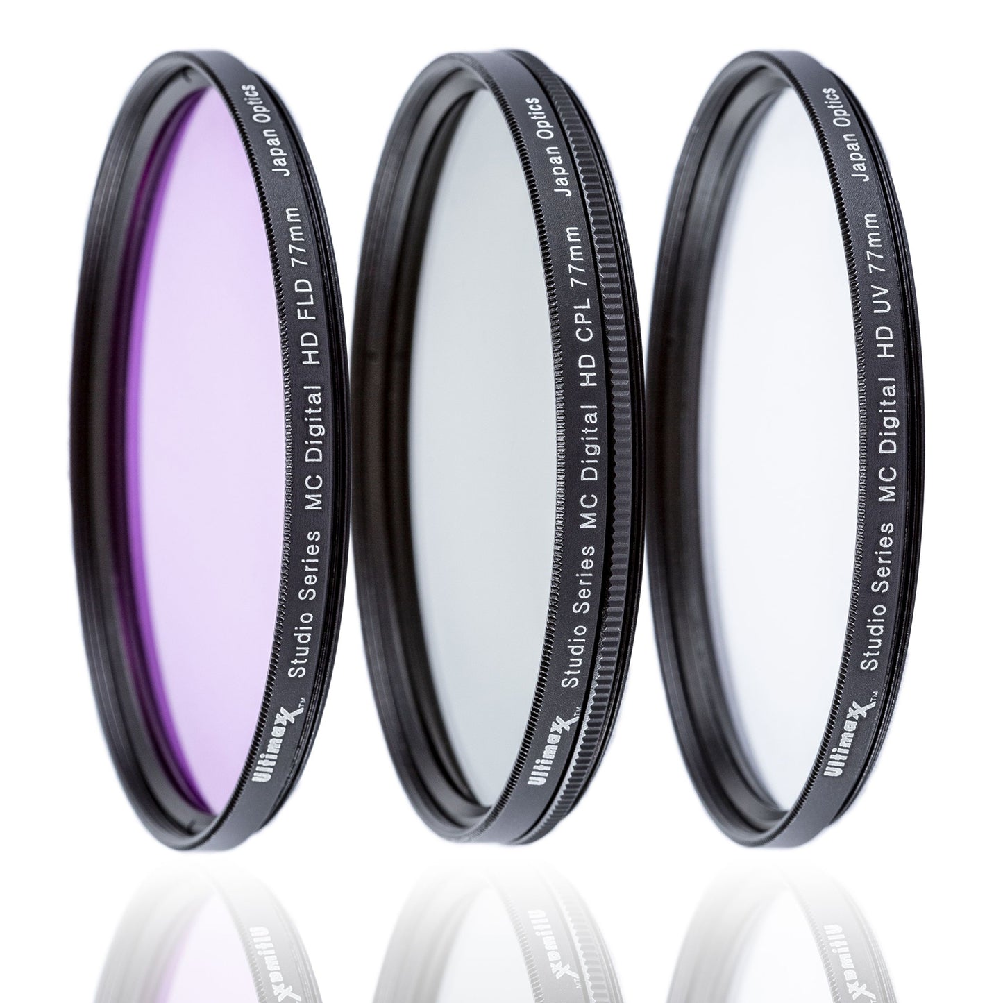 ULTIMAXX 62mm 3-Piece Multi-Coated HD UV / CPL / FLD Filter Set 62mm BRAND NEW