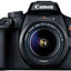 Canon EOS Rebel T100/4000D Camera with 18-55mm DC III Lens + 64GB + Flash Bundle