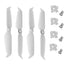 Ultimaxx Low Noise Propellers for Phantom 4 Quadcopter Drones (White)