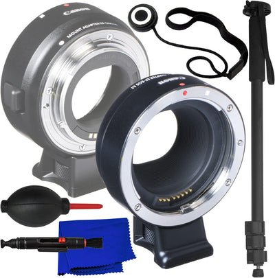 Canon EF-M Lens Adapter for Canon EF / EF-S Lenses 6098B002 -  Accessory Bundle