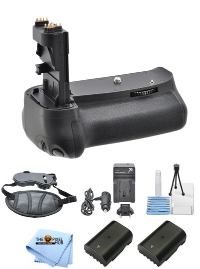 Pro Series Multi-Power Battery Grip for Canon EOS 60D + EXT BATT Bundle