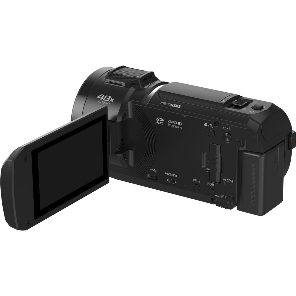 Panasonic HC-V800 Full HD Camcorder HC-V800K - 10PC Accessory Bundle