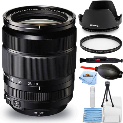 Fujifilm XF 18-135mm f/3.5-5.6 R LM OIS WR Lens 16432853 - Essential UV Bundle