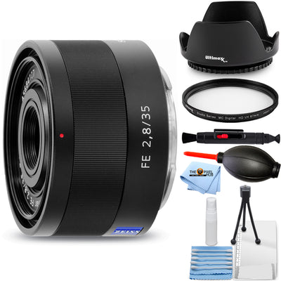 Sony Sonnar T FE 35mm f/2.8 ZA Lens SEL35F28Z - Essential UV Filter Bundle