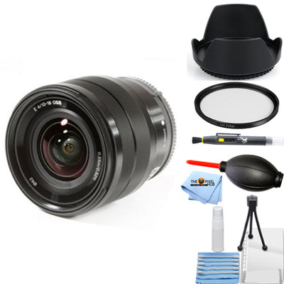 Sony 10-18mm f/4 OSS Alpha E-mount Wide-Angle Zoom Lens Starter UV Filter Bundle