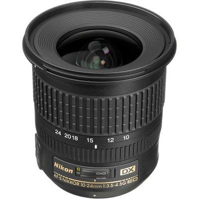 Nikon AF-S DX NIKKOR 10-24mm f/3.5-4.5G ED Lens - Essential UV Filter Bundle
