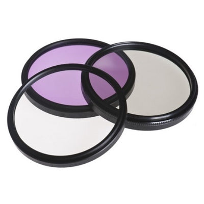 3 Piece Multi Coated HD Filter Kit 67mm (UV, CPL, FLD) with Protective Case