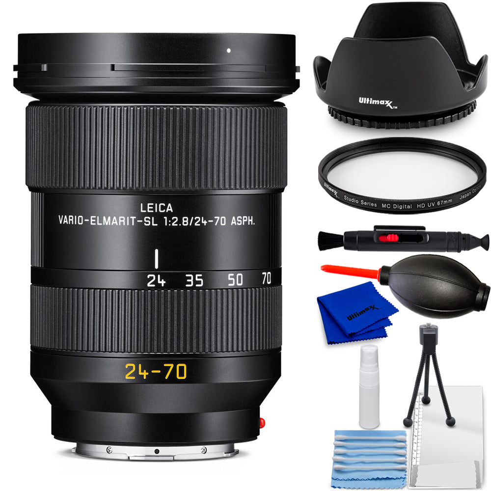 Leica Vario-Elmarit-SL 24-70mm f/2.8 ASPH. Lens 11189 - 7PC Accessory Bundle