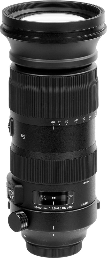 Sigma 60-600mm f/4.5-6.3 DG OS HSM Sports Lens for Canon EF + Pouch Bundle