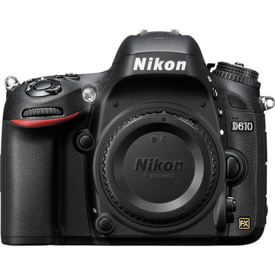 Nikon D610 24.3MP DSLR Camera (Body Only) 1540 - 15PC Accessory Bundle